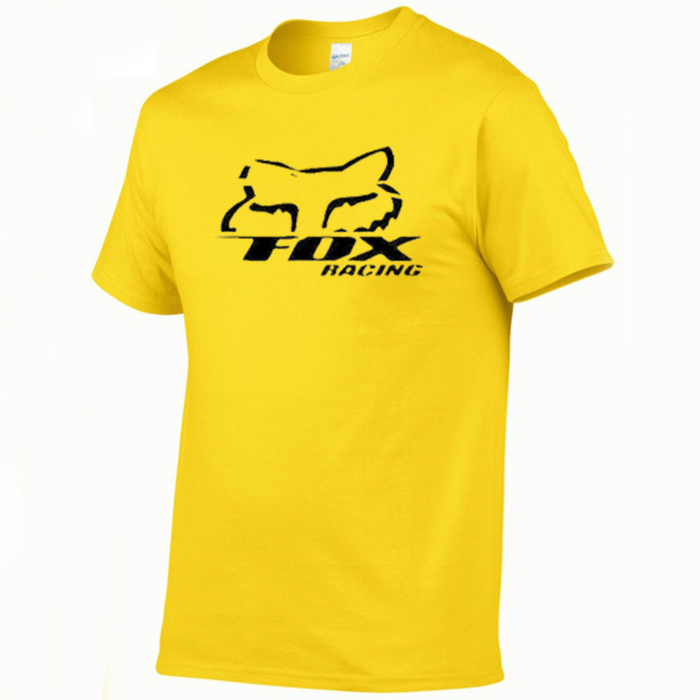 

High Quality Cotton Fashion Casual Man T Shirt Trend Fashion Brand Fox Print Summer Men Short Sleeve Tops Tee New, Dark gray