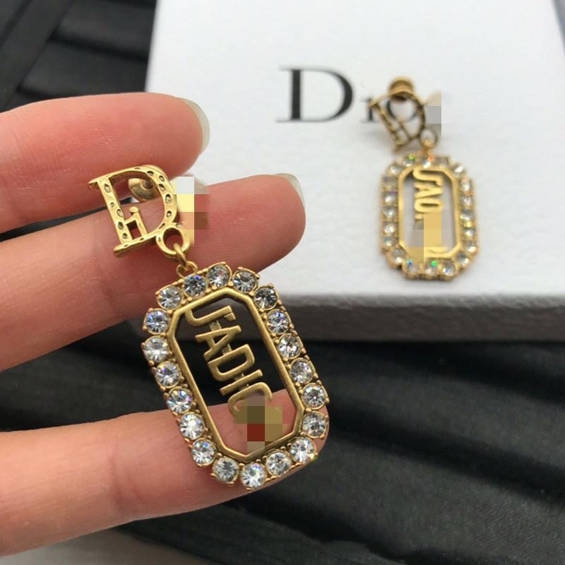 75% OFF Outlet Online family trend new tassel female net red fashion letter Earrings-image-711735650