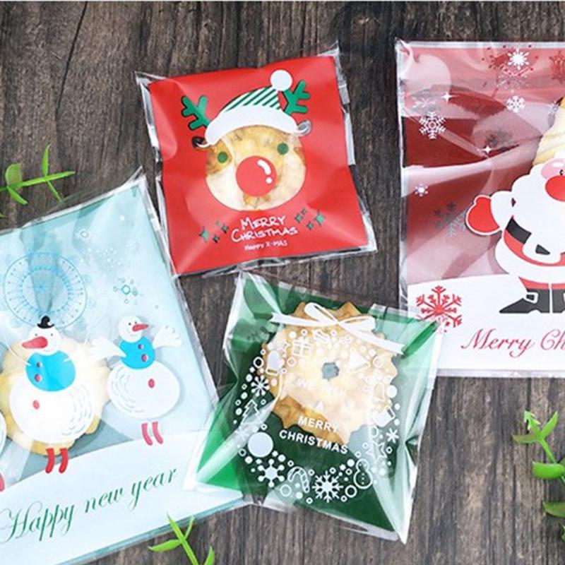 

Christmas Decorations DIY For Cookie Packaging Bag Biscuit Gift Candy