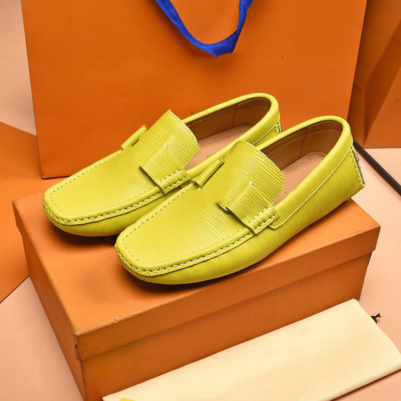 

HOT! New Cheap men shoes dress shoes leather material mens designer for men with Genuine Leather fashion casual men luxury shoes 38-46, #18