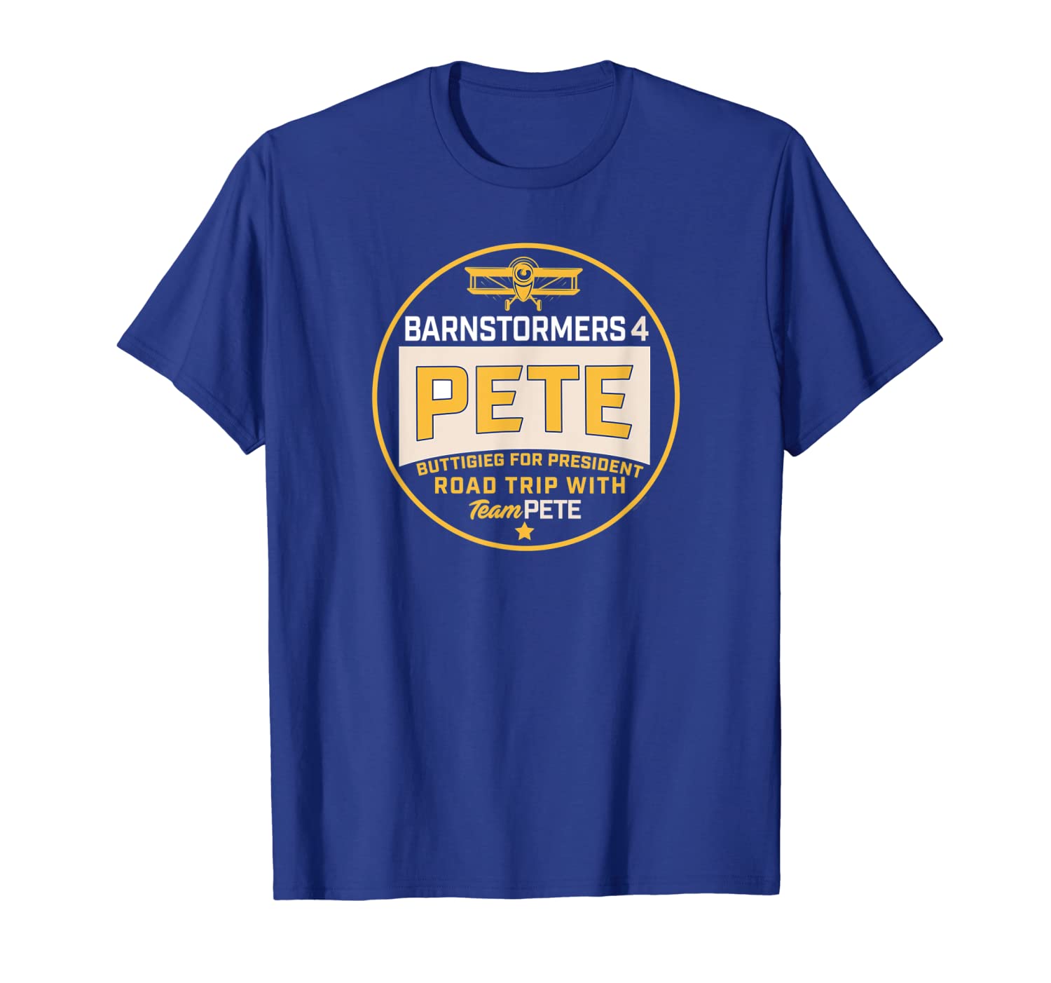 

barnstormers4pete buttigieg (#7 / barnstormer supporter) t-shirt, White;black