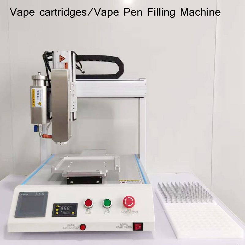 

Automatic Oil Filling Machine for 510 Vape cartridges Battery 0.5ml 0.8ml 1.0ml Disposable Vaporizer Pen 300ml Capacity Filler Machines