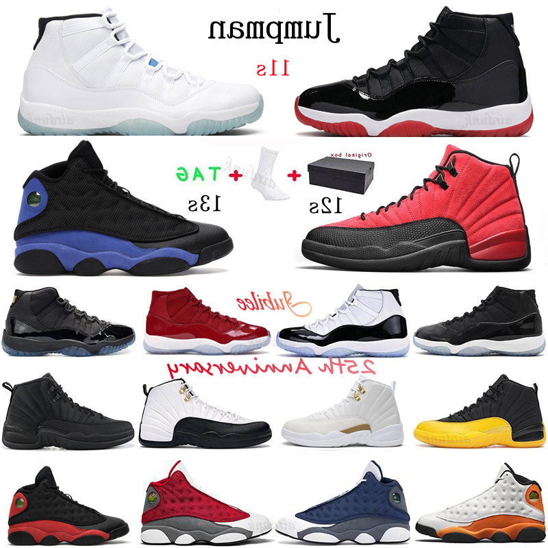 

Shoes basketball 11 Jubilee 25th Anniversary Bred Concord 11s Reverse Flu Game 12S Red Flint Hyper Black Royal 13s Starfish women, 43