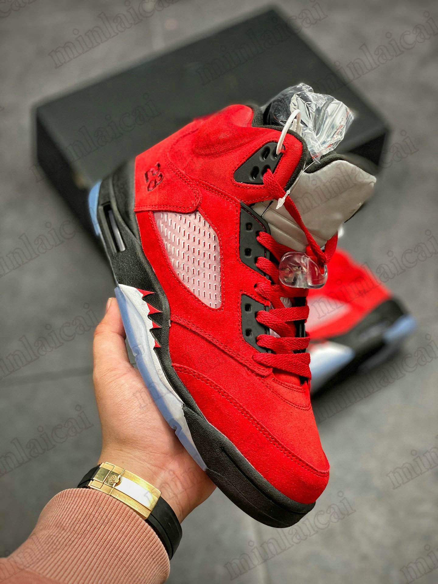 

5 Jumpman Red 5s Raging Bull 3M Reflect Basketballs Shoes Mens Off Outdoor Sport Designer Chaussures Trainer Sneakers, Customize