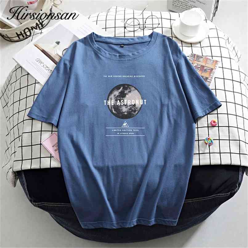 

Hirsionsan Printed Cotton T Shirt Women Summer Harajuku Tshirt Korean Vintage Tees for Ladies Comfortable Loose Female Tops 210708, Yellow