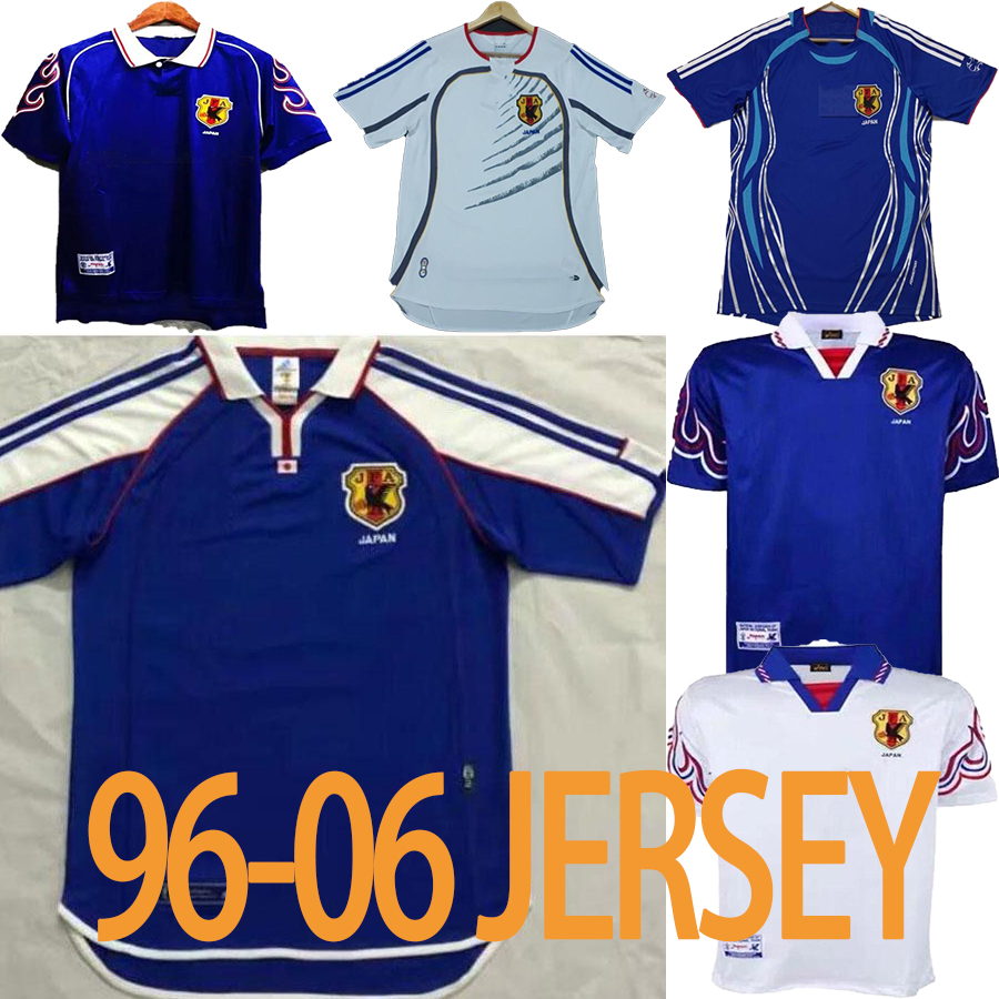 

96 98 99 00 01 06 Retro version Japan Soccer JerseyS 1996 1998 1994 2006 NANAMI #9 NAKAYAMA 2000 2001 World cup Football Uniforms, Beige