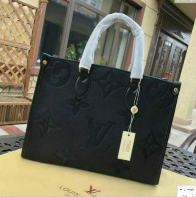 

1-8GGLVLouisVitton Onthego Shipping Bag Leather Shoulder Crossbody Bags Designer Luxury Purse Wallets Handbags Luxurys Vutton Wo, Red;black