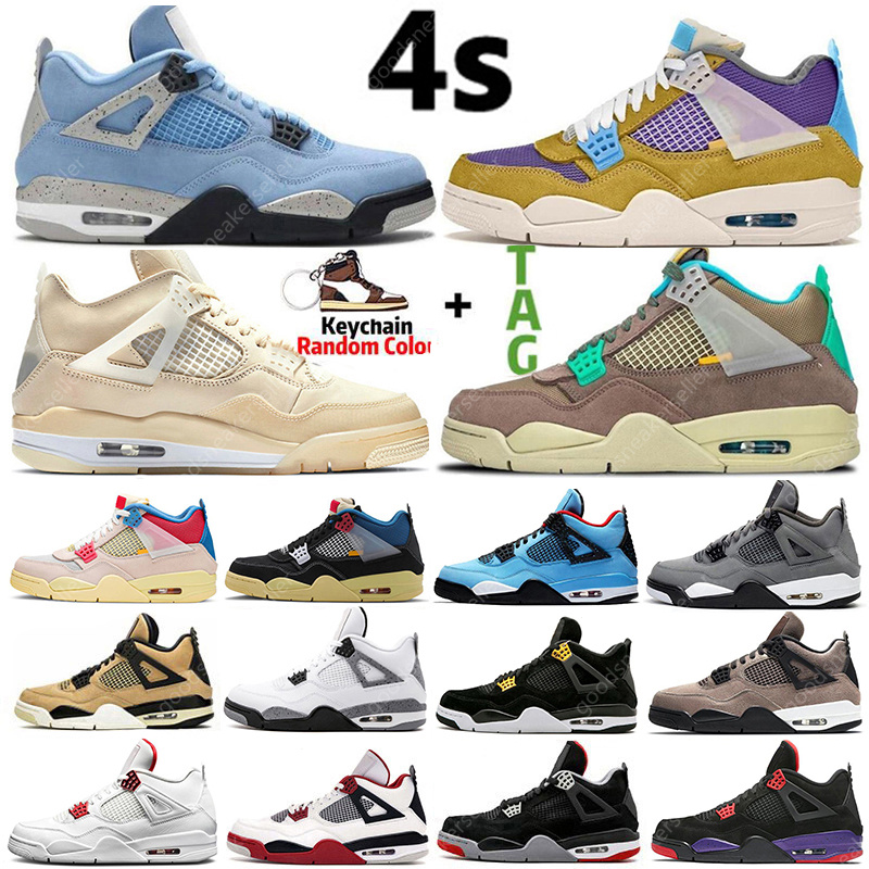 

2021 Sail Taupe Haze 4 4s sneakers shoes University Blue Desert Moss Bred Black Cat Guava Ice White Cement sports women mens Trainers
