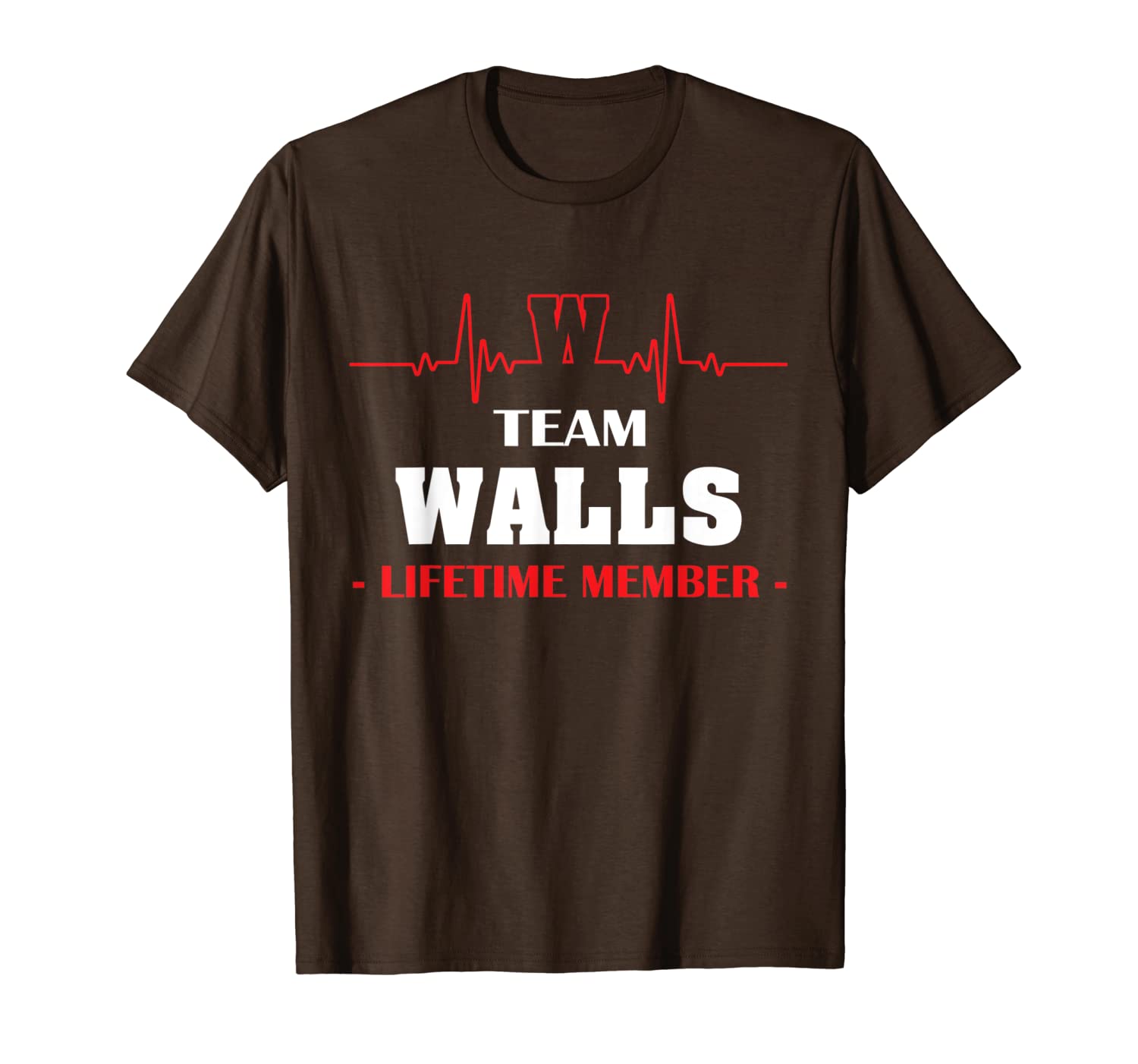 

team walls lifetime member family youth kid shirt 5ts, White;black