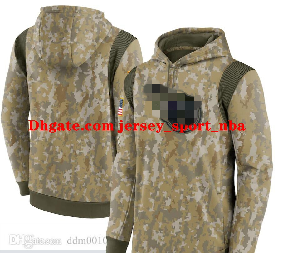 

Men's Women Youth TennesseeTitansCamo 2021 Salute To Service Therma Performance Pullover Hoodie, Black