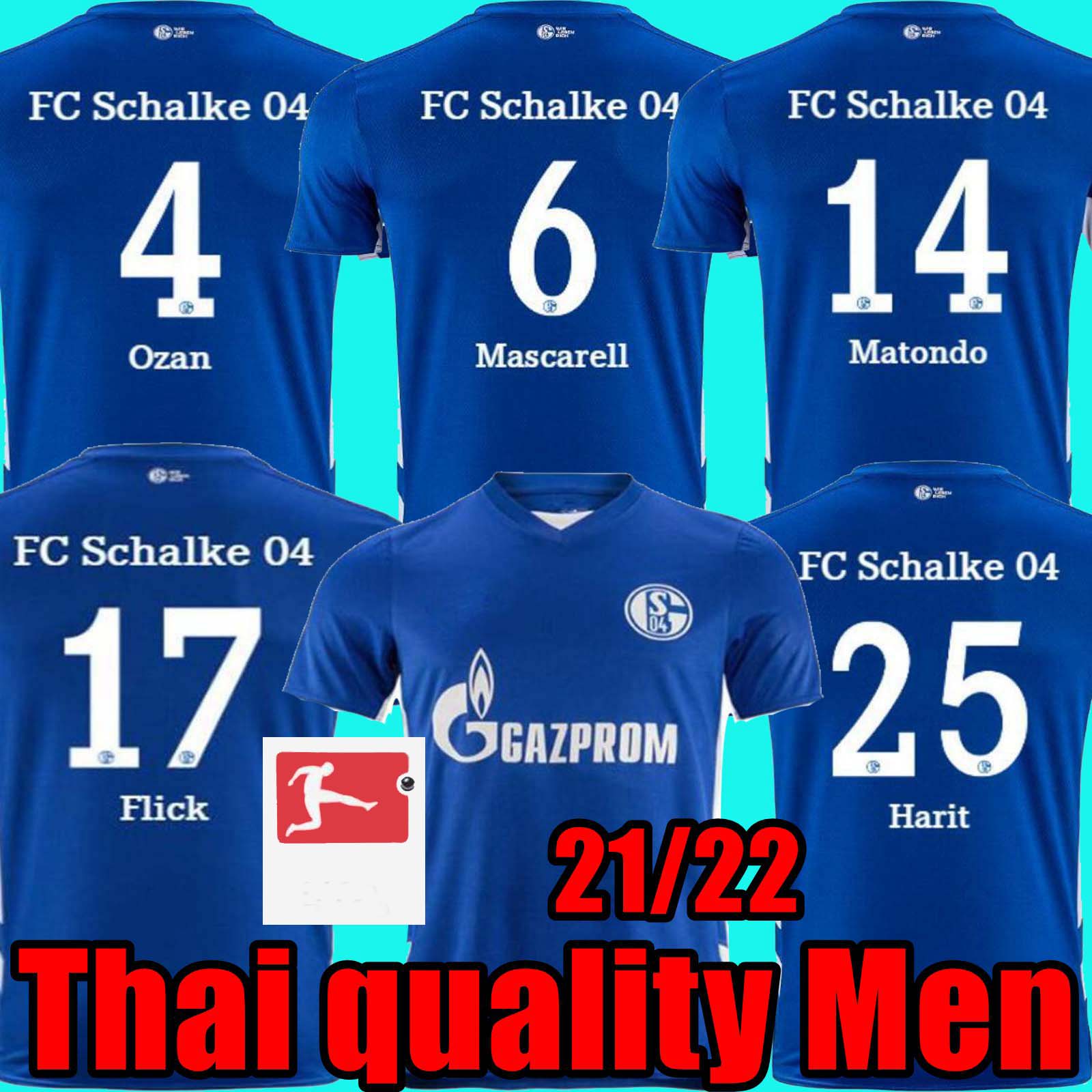 

Thai quality Thai quality 21 22 Schalke 04 Soccer Jerseys 2021 2022 home away Uth Ozan Harit Raman Serdar Kutucu Matondo football shirts MEN New Schalke 04 Jerseys