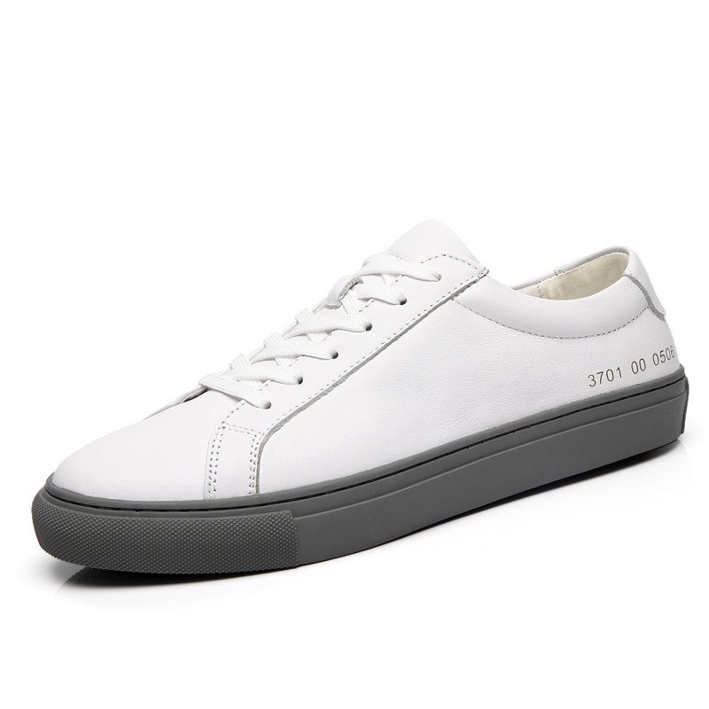 

Fashion Mens Casual Shoes Oxford Shoes Man Genuine Leather Formal Dress Breathable Waterproof Sneakers Size 37-45 Men Shoes %, Gray