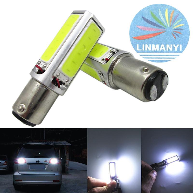 

Car Headlights 2pcs Universal Fog Light 1157 BAY15D COB 20W 6500K 12V DC LED Brake Turn Signal Rear Bulb Lamp Lamps