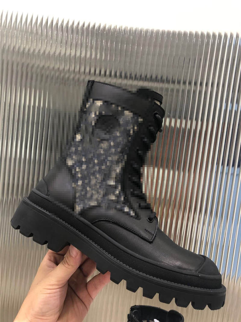 

Designer Luxury Women Ankle Boots Lace Up Heel Zip Platform Round Toe Shoes Office Club Wear, Black