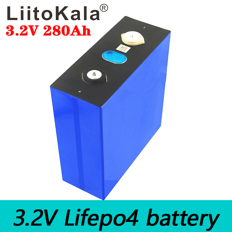 

3.2v 280ah lifepo4 battery with screw column for electric scooter energy storage solar system 12v without 200ah rechargeable cell