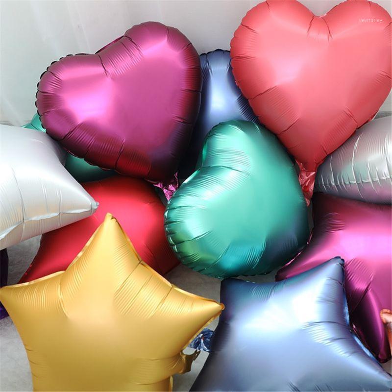 

Party Decoration 10pcs 18inch Chrome Heart Star Round Helium Foil Balloons Baby Birthday Supplies Wedding Graduations Decorations Favors