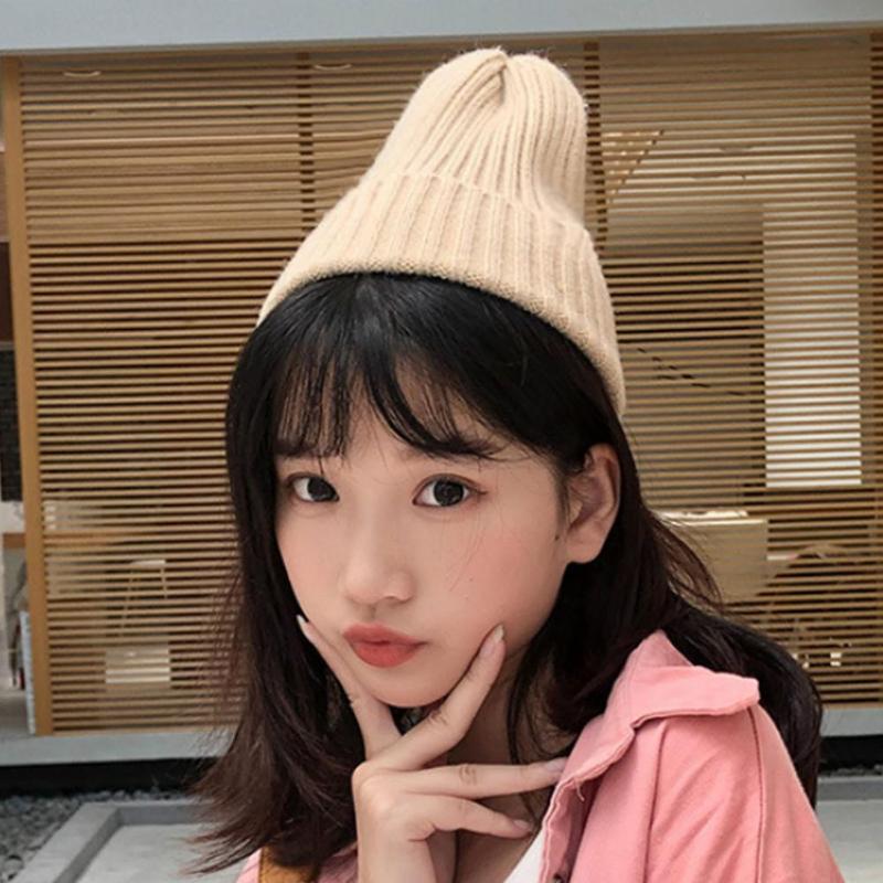 

Beanies Windproof Comfortable Solid Color Ribbed Beanie Fashion Accessories