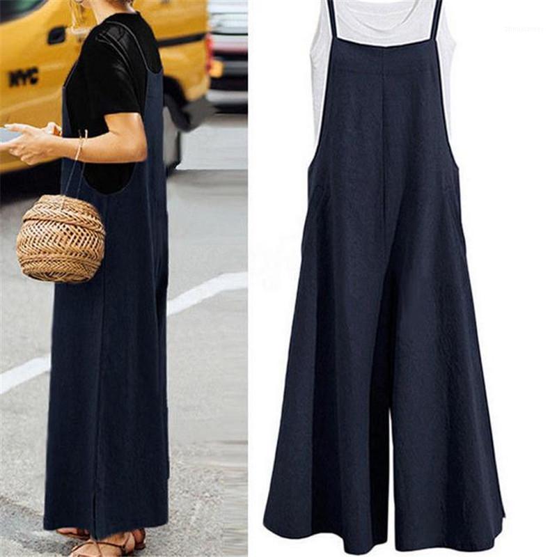 

Women' Jumpsuits & Rompers Women Dungarees Harem Strap Pants Loose Jumpsuit Baggy Trousers Overalls U Womens Combinaison Femme, As photo show