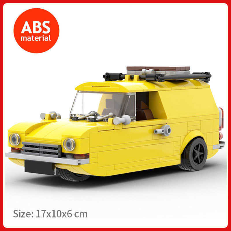 

DIY Bricks Car Model Famous In TV Only Fools and Horses high-tech Stunt Vehicle MOC Building Blocks Kids Toys Children Idea Gift Q0624