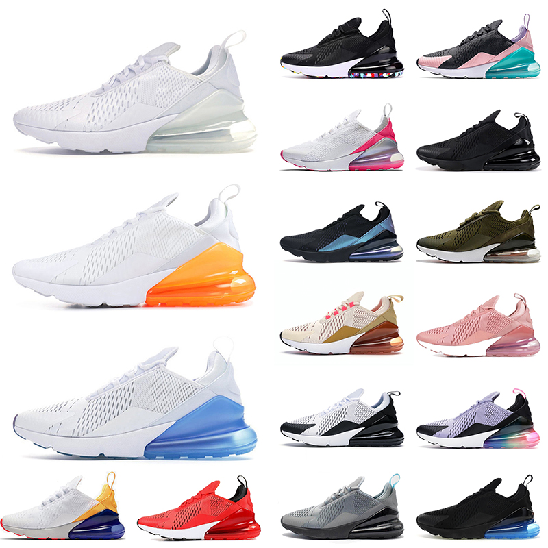

2021 Cushion 270s Tennis Running Shoes For Mens Triple Red White Off All Black Navy Blue Rust Pink Barely Rose Cool Grey Men Women Sneakers Trainers Size 36-45, D1 36-45 total orange