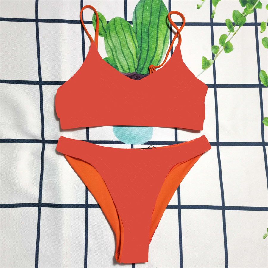 

Hot Swim Wear Skims Swimsuit Bikini Set Women Two-piece Swimwear With Pads Bathing Suits Small Letter Sexy