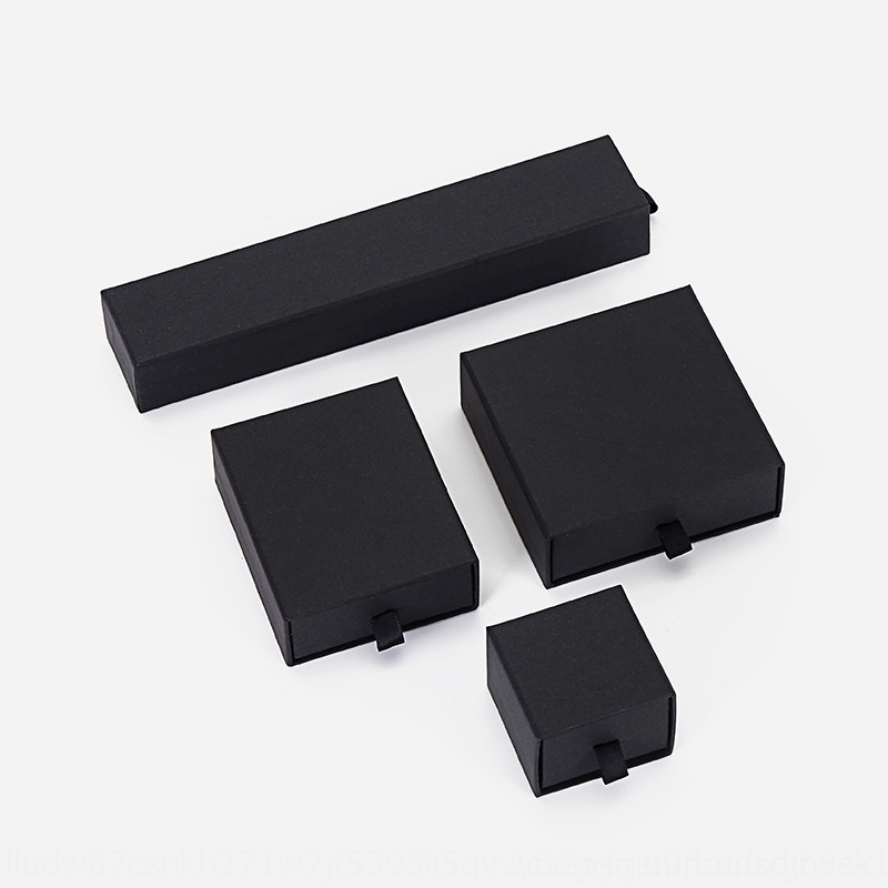

M0y special es paper paper drawer necklace ring earrings jewelry packaging boxes small gift wrapping carton jewelry box can be ordered