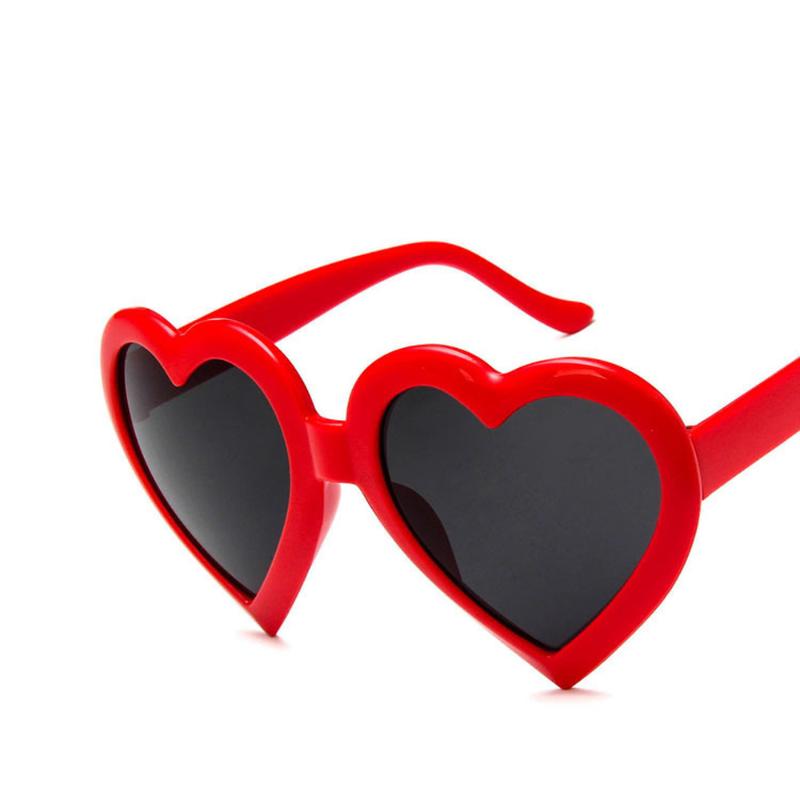 

Sunglasses Heart Shape High Quality Women's Vintage Lovely Trendy Streetwear Ladies Sun Glasses Female Cute Simple Goggle UV400