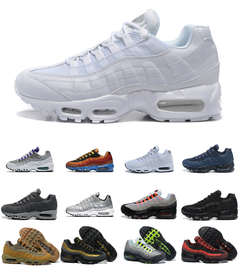 

95 Running Shoes Men Women 95s Yin Yang OG Neon Grape Alien Splatter Cherry Blossom Volt Chicago Worldwide Triple White Black Greedy Trainers Sneakers, Box