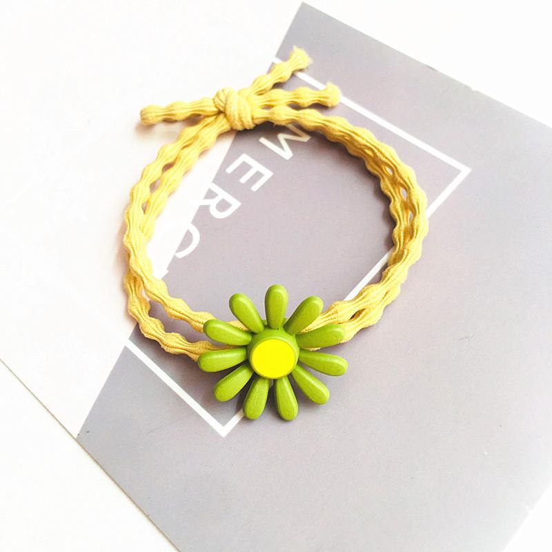

Rubber band set contracted children head rope Korean edition cartoon cute baby tie hair jewelry wholesale 331 332, Slivery;white