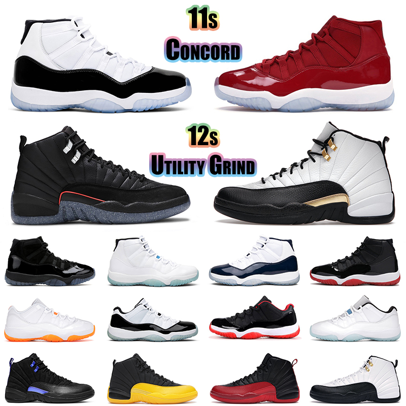 

Men Women Basketball Shoes 12 Royalty Taxi Utility Grind Dark Concord University Gold Flu Game 25th Anniversary Cool Grey Legend blue Space jam 11s Sports Sneakers, Color#1