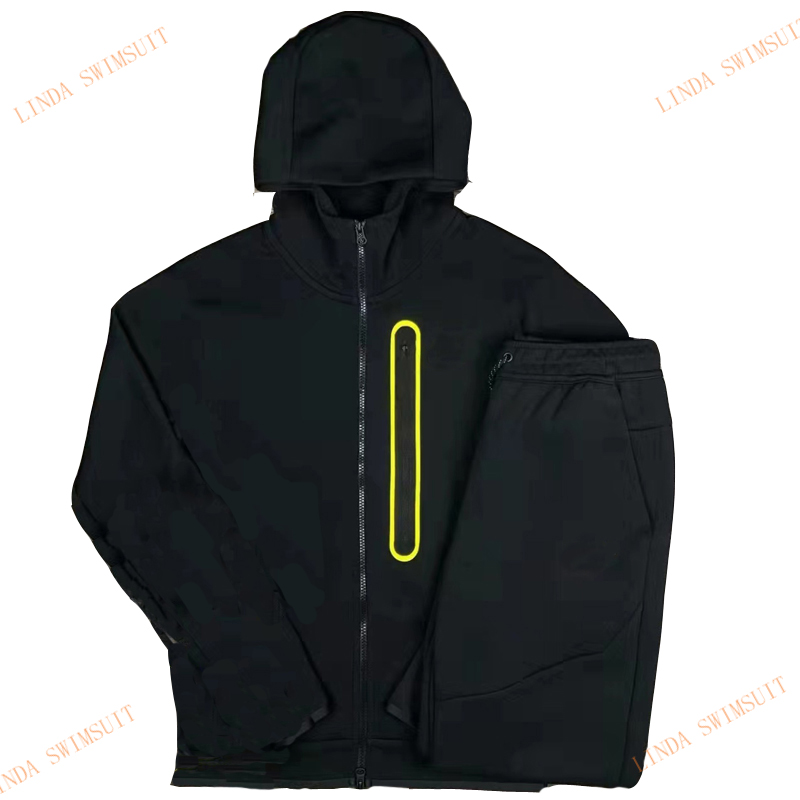 

Designer Hooded Hoodies Tracksuits logo print Mens Casual Street Leisure Fashion Streetwear Pullover Sweatshirts long sleeves coat and pants hoodie nk poly tech, Black