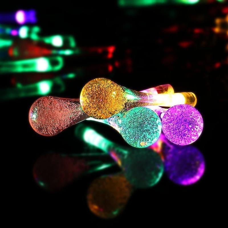 

Strings 10/20 LED Christmas Lights String Drop Outdoor Holiday Lighting Garden Room Decor Fairy Year 2022