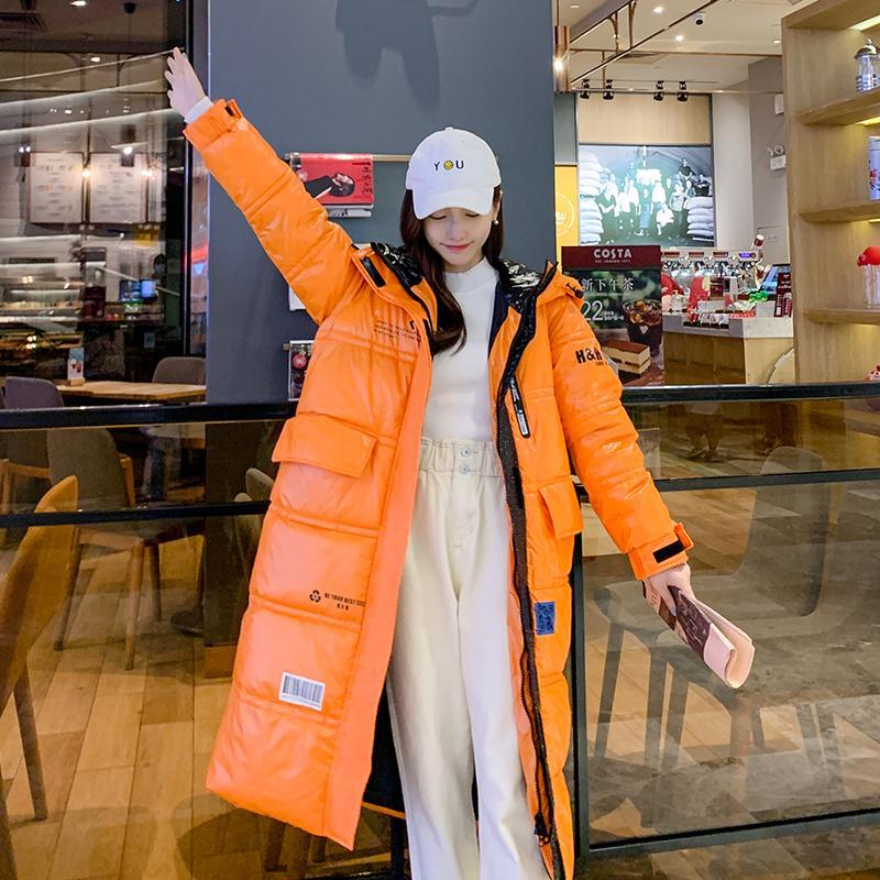 

Women's Down & Parkas Winter Long Model Jacket Coat Warm Fashion High-Quality Brand Design 47Q5, Black