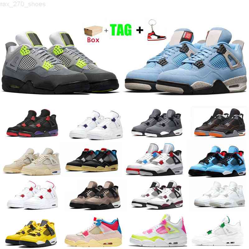 

Black cat basketball shoes 4 university blue Lemon Venom 4s jumpmen Paris fire red Pure Money men mens sneakers pine green metallic orange SE neon sports trainers, #19 customize 40-47
