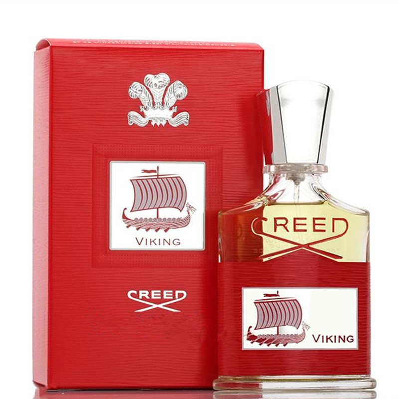 New 120ML Red Creed Viking Eau De Parfum Perfume Men's Perfume Lasting Light Fragrance High Quality Gift-image-732879112
