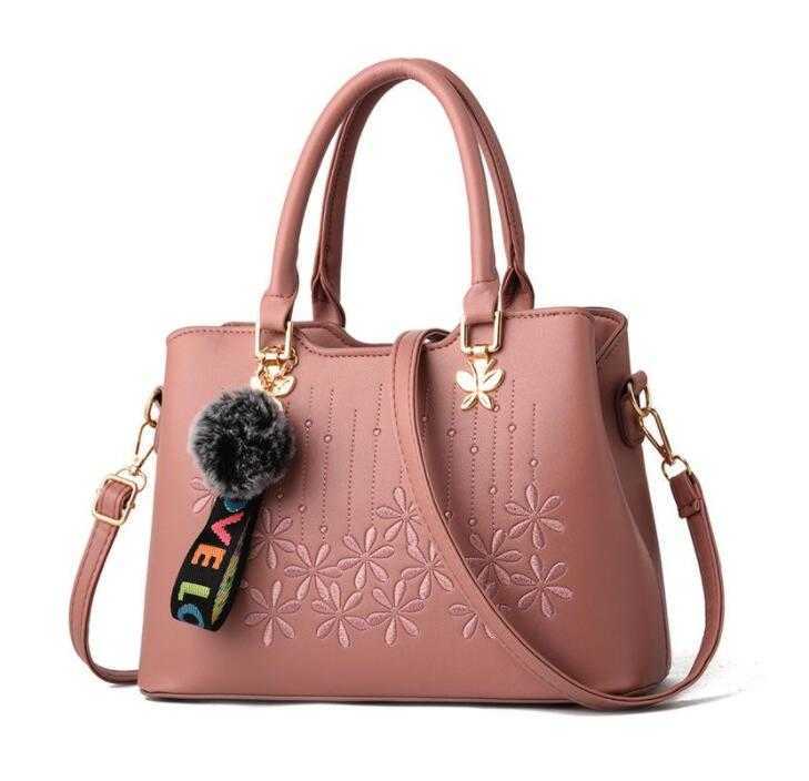 

CLASSIC FLOWER HBP Women Handbags Patchwork Handbag Ladies Hand Bags Crossbody For lady Tote Bag pink color, Red