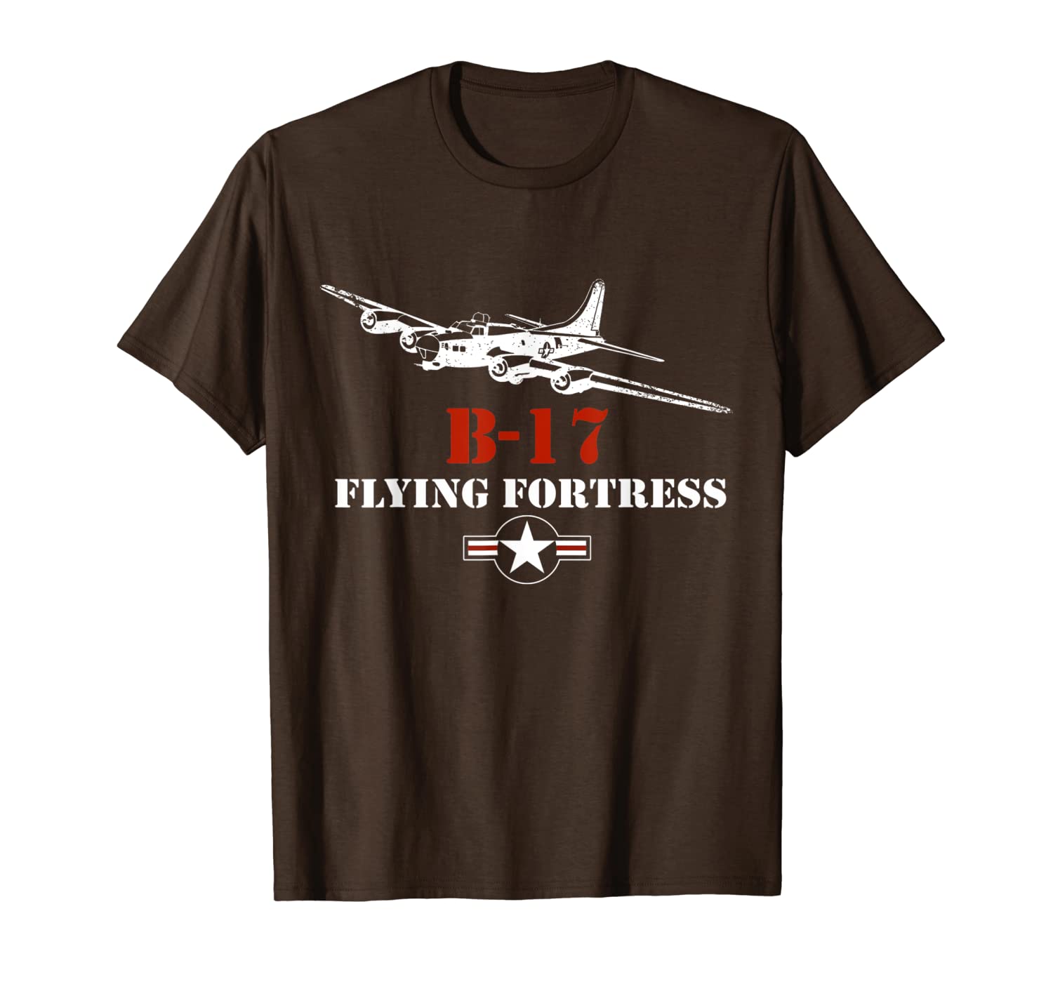 

b-17 bomber ww2 plane aviation airplane shirt grunge t-shirt, White;black