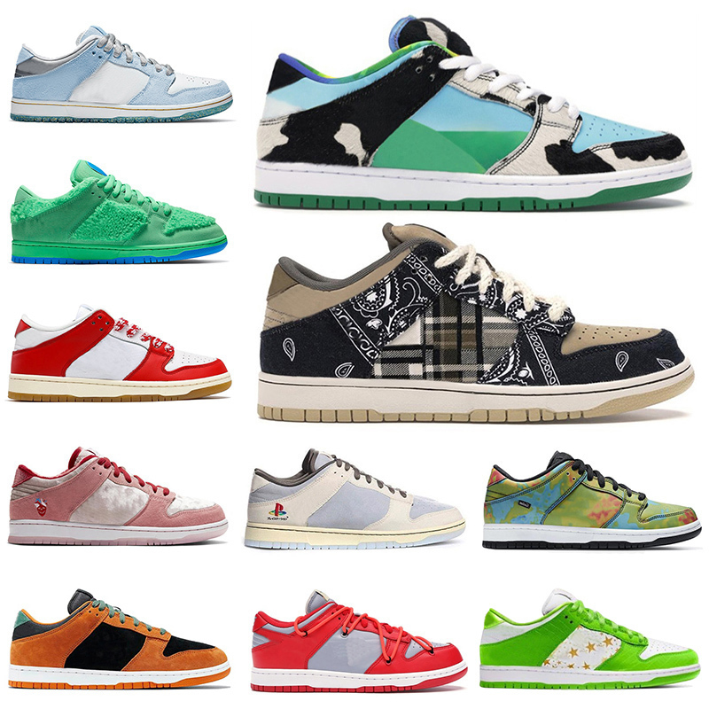 

SB DUNK Chunky Dunky Running Shoes Authentic Sneakers Sean Cliver off VALENTINE PlayStation Mens Womens Sports Skate Trainers