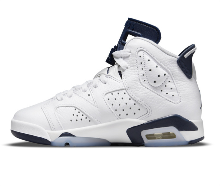 

2022 6 Midnight Navy Basketball Shoes Mens White Jumpman VI Designer Sports Sneakers Size US7-13 With