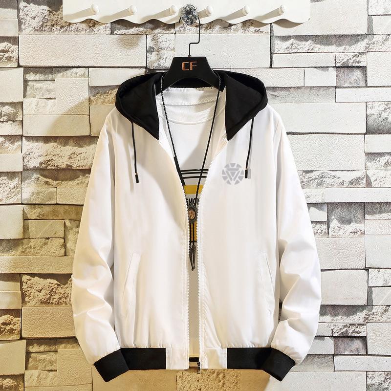 

Men' Jackets Fashion And Coats Windbreaker Hooded Spring Autumn Outdoor Clothing Casual Streetwear, Black