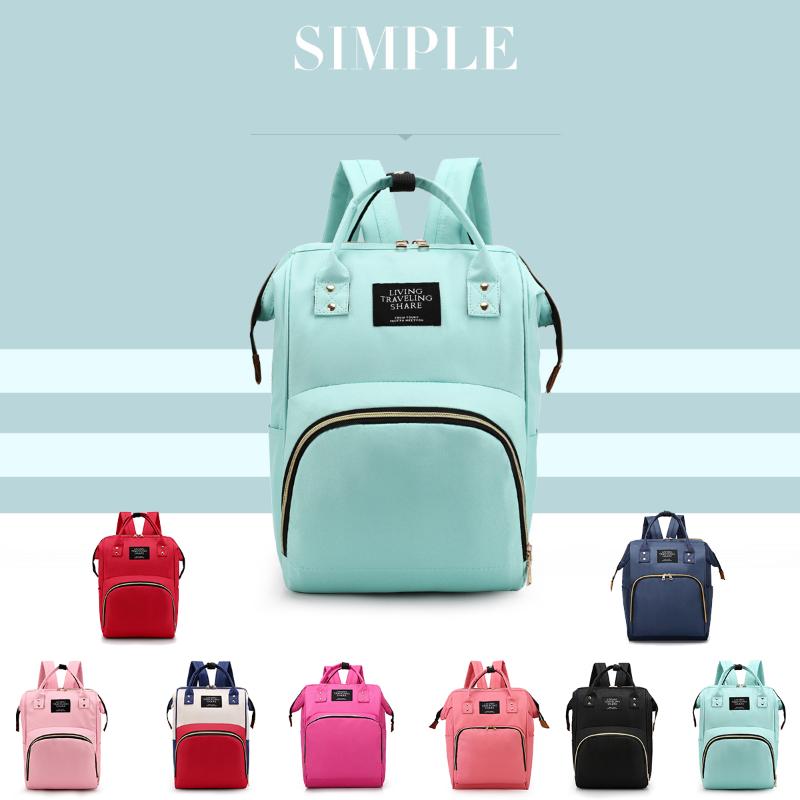 

Diaper Bags Large Capacity Mummy Maternity Nappy Bag Baby Changing Backpack Organizer For Mother Mom Multi-Function, Black