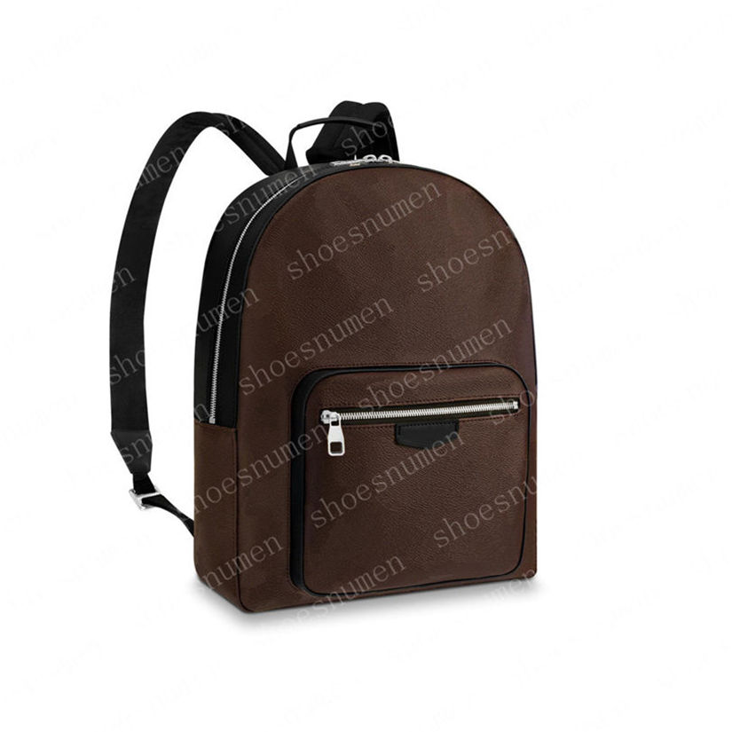 

2021 Backpack Mens School Bags Shoulder Bag Removable Strap Cowhide Genuine Leather Fashion Letter Pattern String 50 Men 32/42/13cm #BE01 gift, #01 brown flower