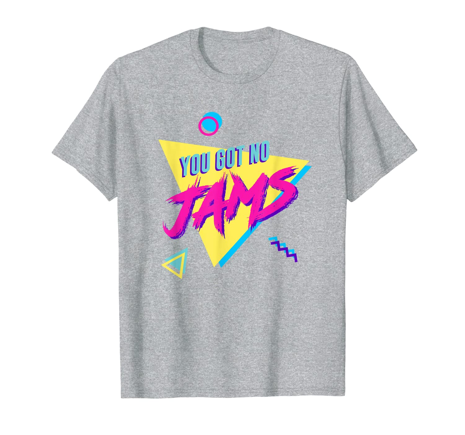 

you got no jams 90s t-shirt, White;black