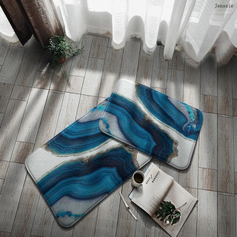 

Carpets Geometric Textured Doormat Entrance Welcome Mats Hallway Doorway Area Rug Kitchen Bathroom Non Slip Water Absorption Mat Carpet