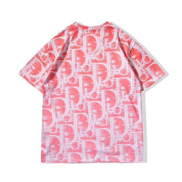 

21ss summer fashion short-sleeved T-shirt cotton layout fabric round neck casual T-shirt color black and white size m l xl xxl 658u