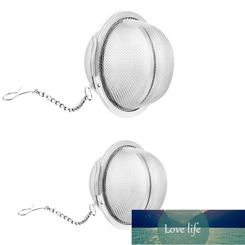 

Ball tea infuser with chain stainless steel portable mesh loose leaf filter metal kitchen teaware strainer CJ05 Factory price expert design Quality Latest Style