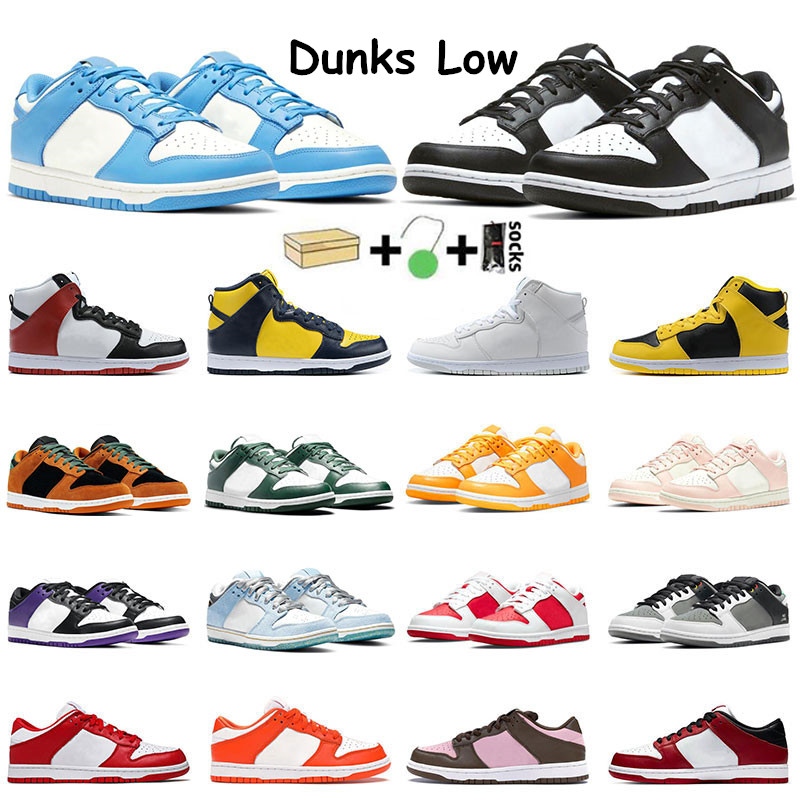 

Mens Dunks Low Sneakers Chunky Dunky Running Shoes Black White Coast Laser Orange Pearl Classic Varsity Green Syracuse University Red Womens Sports Trainers