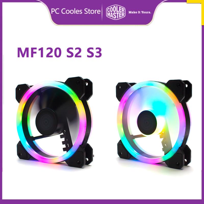 

Fans & Coolings Cooler Master MF120 S2 S3 5V 3Pin ARGB 120MM CPU Fan Temperature Control Computer Liquid Radiator Replacement
