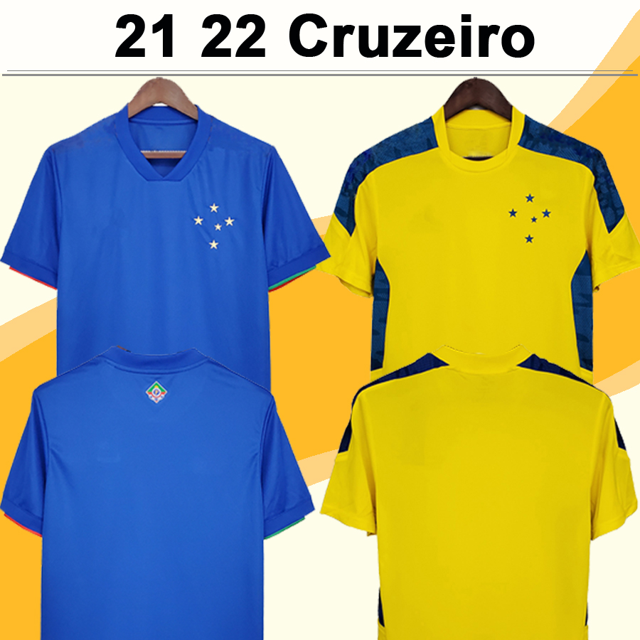 

21 22 Cruzeiro EC DE ARRASCAETA Mens Soccer Jerseys SASSA DEDE R. SOBIS HENRIQUE Home Blue Goalkeeper Yellow Football Shirts, Qm3216 2122 home conmebo. 2 cup