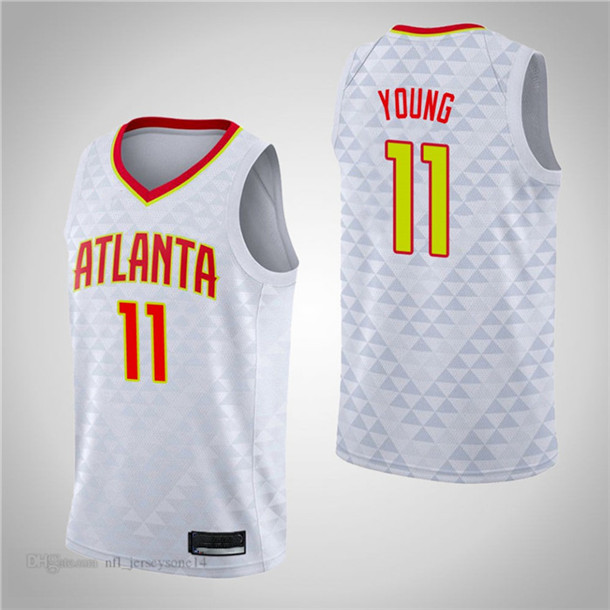 

Mens women youth Atlanta''Hawks''11 Trae''Young blue white red black Throwback City Basketball jersey